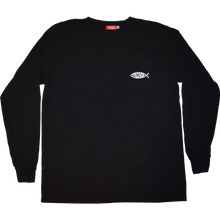 Load image into Gallery viewer, Carpenter LS Pocket Tee Black