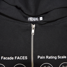 Load image into Gallery viewer, Faces of Facade Zip Hoodie
