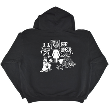 Load image into Gallery viewer, I Lost Her Hoodie Black
