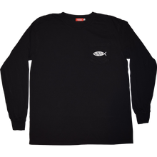 Load image into Gallery viewer, Carpenter LS Pocket Tee Black

