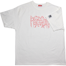Load image into Gallery viewer, Miserable Outline Logo Tee White
