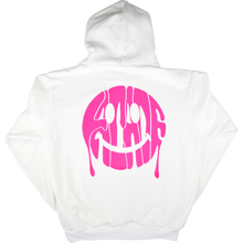 Load image into Gallery viewer, Frown Logo Hoodie White
