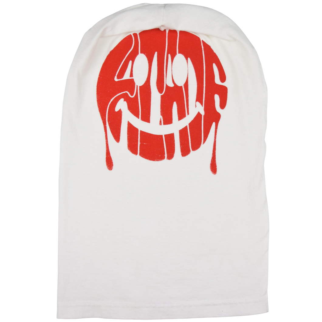 Frown Logo Mask Red/White